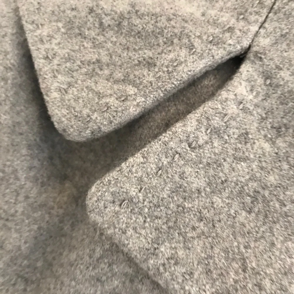 Merona Gray Pea Coat - Picture 5 of 11